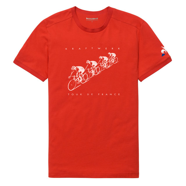 T-shirt TDF 2017 Fanwear N°2 Le Coq Sportif Homme Rouge